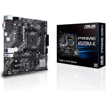 Asus Prime A520m-k Amd A520 4600 Mhz (oc) Ddr4 Soket Am4 Matx Anakart
