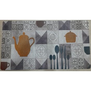 Karmat Mutfak Paspası, Dijital Baskılı Mutfak Paspası, Dekoratif Paspas 50*90 - Renkli - 50 x 90 cm