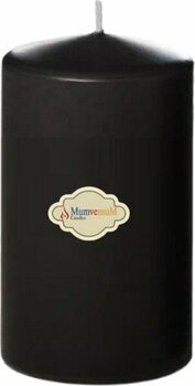 MumvemuM 6 x 15 Siyah Silindir Mum