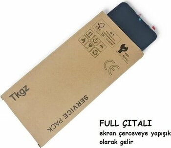 Tkgz Xiaomi Mi Note 10 Lite Lcd Ekran Dokunmatik Service Pack - Full Çıtalı Beyaz Siyah