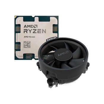 Amd Ryzen 5 7500f 6 Core, 3,7-5.00ghz, 38mb Cache, 65w, Am5 Soket, Mpk, Dahili Grafik Yok, Fan Var