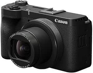 Canon PowerShot V1 - Ultra Geniş f/2.8 Lensli Vlog Kamerası | Vlog Oluşturma ve Seyahat için İçerik Oluşturucu Ekipmanları | USB ve Wi-Fi ile bağlanın