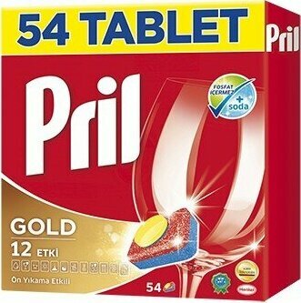 Pril Gold Bulaşık Makinesi Deterjanı 54 Tablet