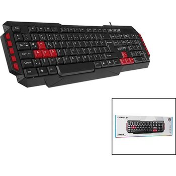 Go İthalat Everest Kb-G7-Armor  USB Kablolu  Oyuncu Klavye  Renkli Oyun Tuşları - Multimedya Tuşları   150C
