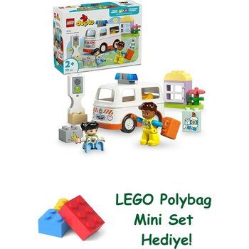 LEGO Duplo Town Ambulans ve Sürücü 10447 + Polybag
