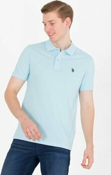 U.S. Polo Assn. Erkek Aqua Tişört Basic 50262933-VR007 - M
