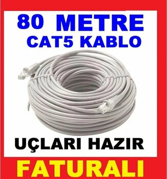 80 Metre Cat5 Ethernet Kablo