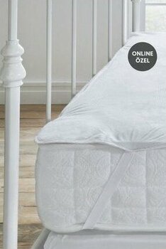 Yataş Mıcrofıt Lastikli Tek Kişilik Alez (120X200 Cm) - Beyaz - 120 x 200 cm