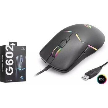 Hadron Nodar G602 Rgb Kablolu Gaming Mouse 7200 Dpı 1000Hz 6 Tuş Siyah