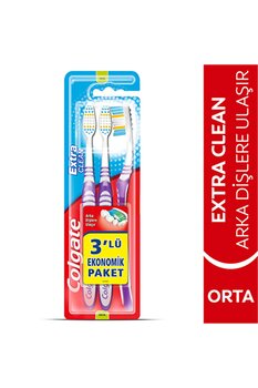 Colgate 2 ADET Diş Fırçası Extra Clean 3'lü