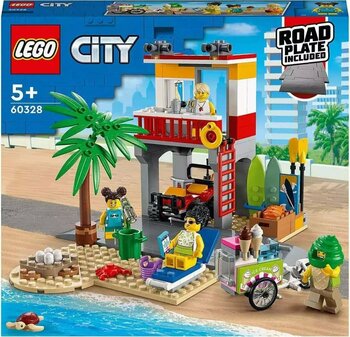 LEGO City Plaj Cankurtaran Merkezi 60328 +8 Yaş 456 Parça Oyun Seti