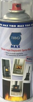 TIBO MAX Yüksek Isıya Dayanıklı Krom Alımınıum Sprey Boya 400 Ml