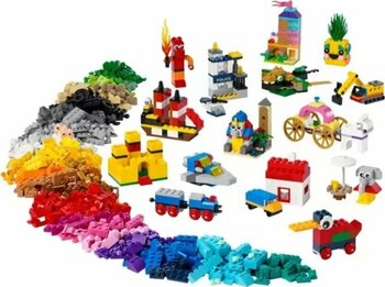LEGO Classic Oyunun 90 Yılı 11021 5+ 1100 Parça Mini model LEGO setleri Oyun Seti