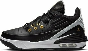 Nike Air Jordan Max Auro 5 Unisex Leather Basketball Shoes Hakiki Deri Basketbol Ayakkabısı Siyah - 36