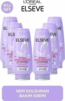 L'Oreal Paris Elseve Hydra Hyaluronic Pure Nemlendirici 250 ml 6 Adet Saç Kremi