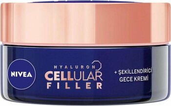 NIVEA Hyaluron Cellular Fıller Şekillendirici Yaşlanma Karşıtı Gece Kremi 50 ml