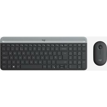 Renklime Logıtech MK470 Q Tr Ince Kablosuz Klavye Mouse Set Siyah 920-009435