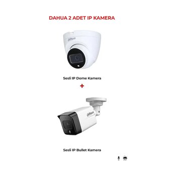 Dahua Ipc-hfw1230tc-sa 2 Adet Ip Kamera Paket