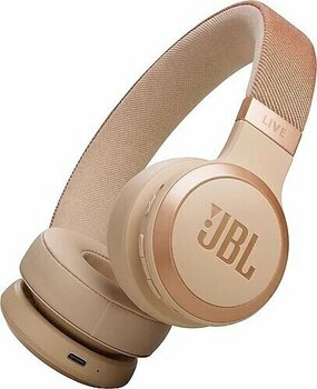 JBL Live 670NC Bej Kulak Üstü Bluetooth Kulaklık