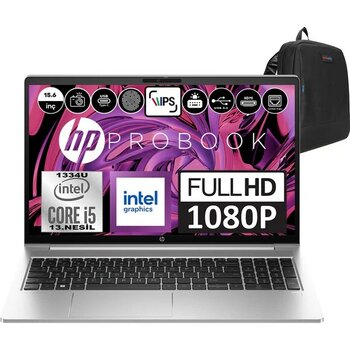 Hp Probook 450 G10 Intel Core I5 1334U 16GB 512GB SSD Intel® Iris® Xᵉ Windows 11 Pro 15.6" Fhd Taşınabilir Bilgisayar 9B9H3EAP06 + Weblegelsin Çanta