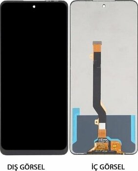 Teknonet Tecno Spark 8t Uyumlu Lcd+dokunmatik Siyah