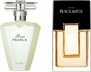 Avon Black Suede Edt 75 ml - Rare Pearls Edp 50 ml