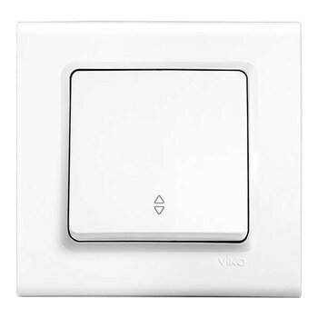 Viko Viko Linnera/Rollina Beyaz Vavien Mekanizma Çerçeve Hariç