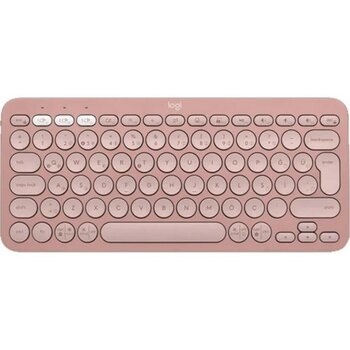 Verto Logıtech K380S, Pebble Keys 2,  Rose, 920-011861, Bluetooth, Türkçe, Q, Multimedya, Mini Klavye