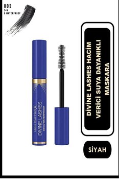 Max FactorDivine Lashes Waterproof Hacim Verici Tere Dayanıklı Maskara Siyah