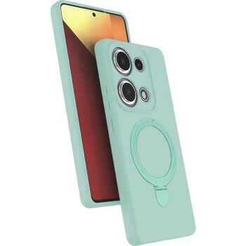 Similar Redmi Note 13 4g Magsafe Standlı Kapak - Su Yeşili - 001-Renkli - 14 Plus