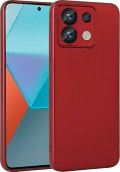 Apsuwa Xiaomi Redmi Note 13 Pro 5g Kılıf Premier Silikon + Ekran Koruyucu Nano - Kırmızı