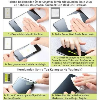 Derin Stok 6ı Temperli Cam Ekran Koruyucu