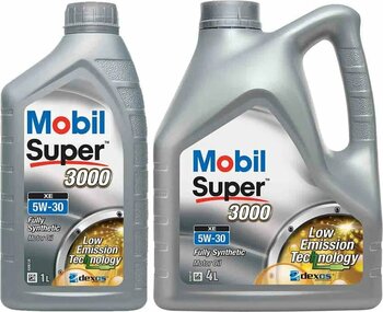 Mobil Super 3000 XE 5W30 Motor Yağı 4 L + 1 L ÜT:2024