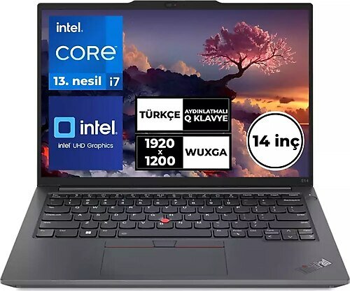 Lenovo ThinkPad E14 Gen 5 21JLS2TUL1 BT36 14 inç Intel Core i7 13700H 16 GB 1 TB SSD Intel Graphics Windows 11 Home