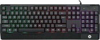 Dexim DKA002 Siyah Kablolu USB Oyuncu RGB Işıklı Klavye