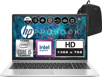 Hp Probook 450 G9 Intel Core I5 1235U 8gb 4tb SSD Windows 11 Pro 15.6" HD(1366 x 768) 250 Nit Taşınabilir Bilgisayar 969L8ETP05 + Zetta Çanta