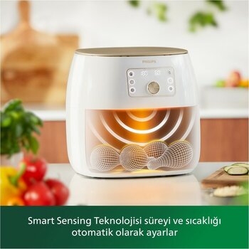 Philips Airfryer Smart Sensing Star White Fritöz - Beyaz