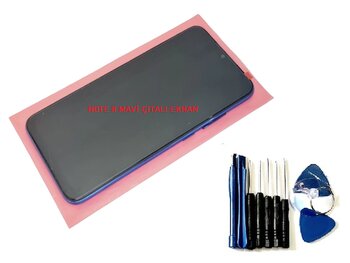 Xiaomi Redmi Note 8 Lcd Ekran Dokunmatik Orijinal (Çitali Mavi) Tamir Seti