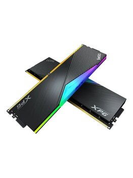 Adata Xpg Lancer Siyah Rgb Ddr5-6400Mhz Cl32 64Gb 2X32gb Dual Kit 32-39-39 1.40V