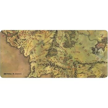 Exvega Lord Of The Rings Middle Earth Map 90 x 40 cm Mouse Pad