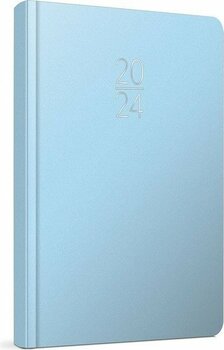 Ekonomik 17X24 Günlük Çizgili Ajanda - Azure Blue