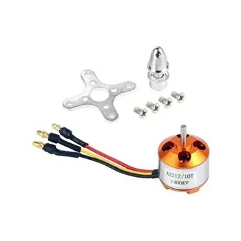 A2212 1400KV Fırçasız Drone Motoru - Turuncu