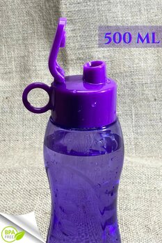 TAHA Plastik Matara - Suluk Mor 500ml