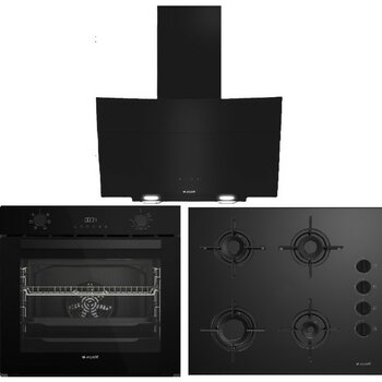 Arçelik Siyah Cam Ankastre Set ( AFC 330 S - P 12 YES - OCD T 601-1 ES )