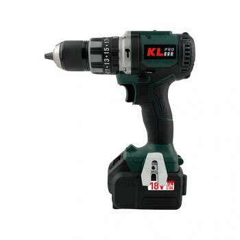 Kl Pro Kldm18bh-20 18 V 2.0 Ah Li-ion Çift Akülü Kömürsüz Profesyonel Darbeli Matkap