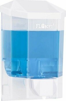 Flosoft Eko Sıvı Sabunluk 500 ml Şeffaf Plastik Oval Tasarım ile Modern Kullanım