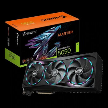 Gıgabyte Gv-n5090aorus M-32gd, Rtx5090, Aorus Master, 32gb, Gddr7, 512bıt, 3 Fanlı, 1xhdmı, 3xdp, Ga