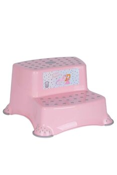 PlastArt Cm-520 Çift Katlı Çocuk Basamağı - Pembe