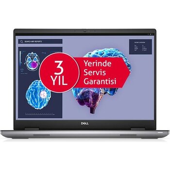 Dell Precision M7680 XCTOP7680EMEA_VP-2 Intel Core I9-13950HX 32GB 512GB SSD 16GB Rtx 5000 Ada 16" Fhd+ Windows 11 Pro Taşınabilir Bilgisayar