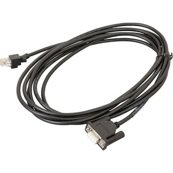 Bibi Tek Rs-232 9 Pini Rj45 Cevirici Kablo 3.6 M - Siyah - 360 cm